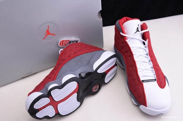 Jordan Grey 414571-600 13 Air Red Flint Gym Retro 0823